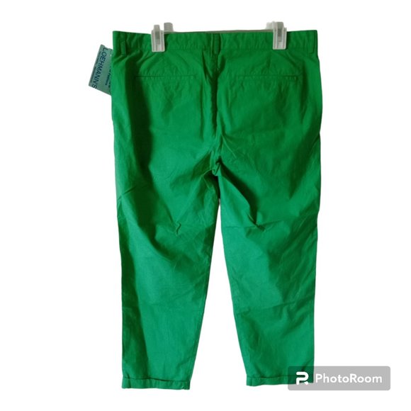 NWT Theory Men's Tonic CR Dolan Lightweight Cotton Woven Cuffed Pants Green 34 - Picture 4 of 17